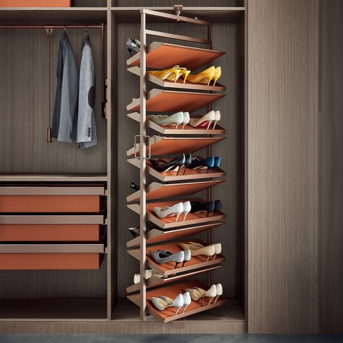 360° Rotatable Multi-Layer Shoe Rack