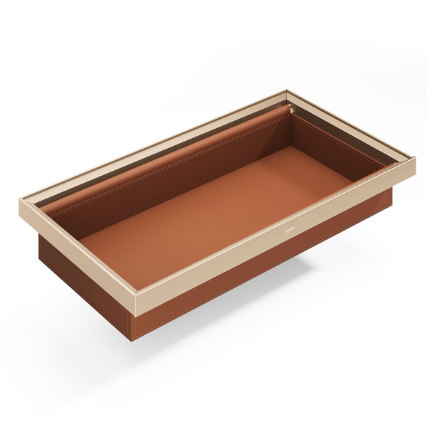 Soft Close Leather Basket