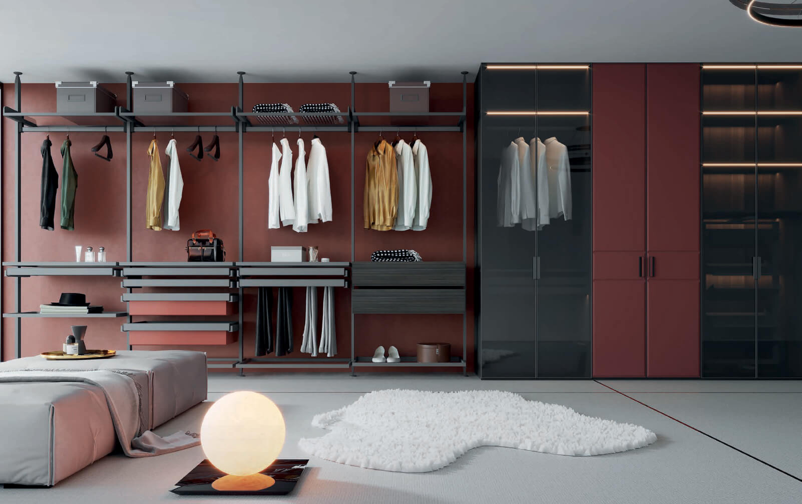 Wall-Mounted Closet