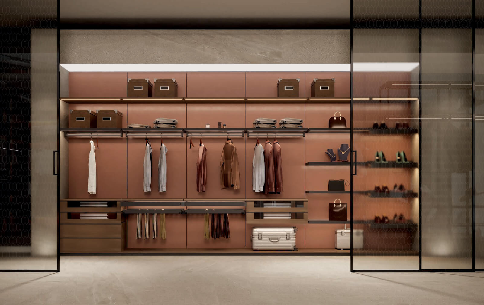 Wall-Mounted Closet