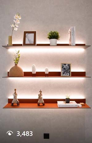 Smart Lighting Shelves