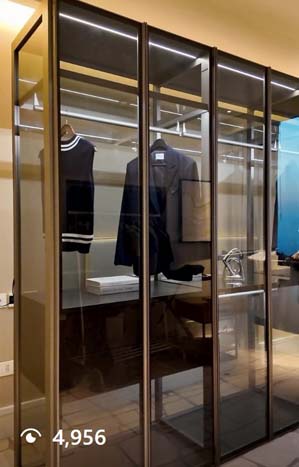 Dark Glass Closet
